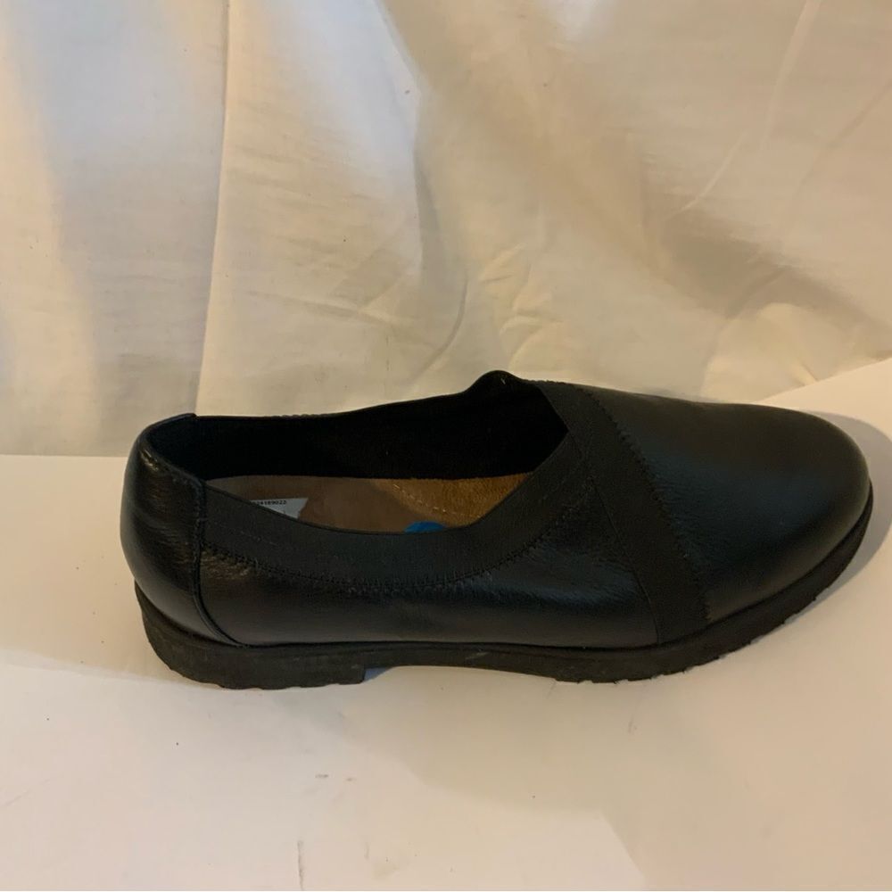 NEW Clarks Women Bellevue Cedar Platform Leather Elastic Trim Border Loafer Clog